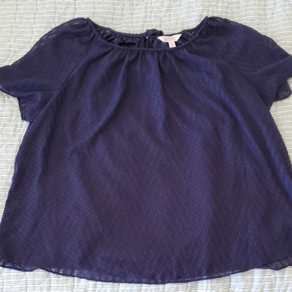 Dark blue blouse